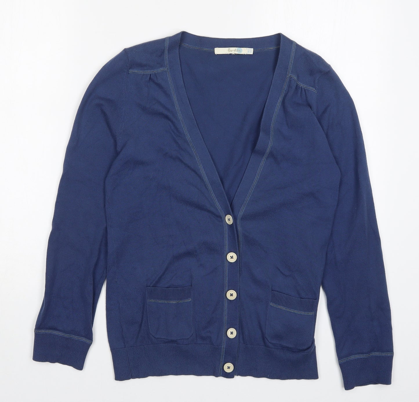 Boden Womens Blue  Knit Cardigan Jumper Size 12