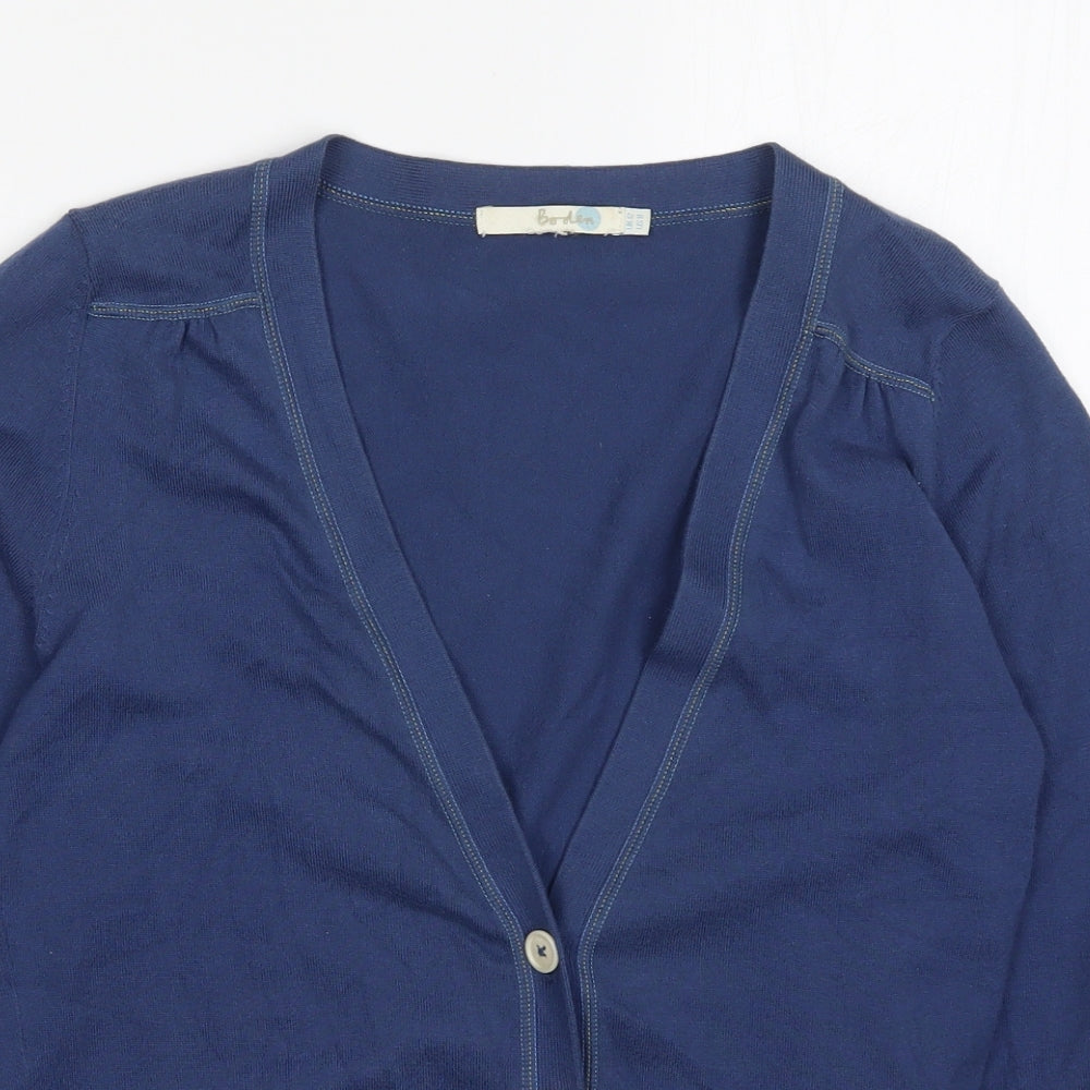 Boden Womens Blue  Knit Cardigan Jumper Size 12