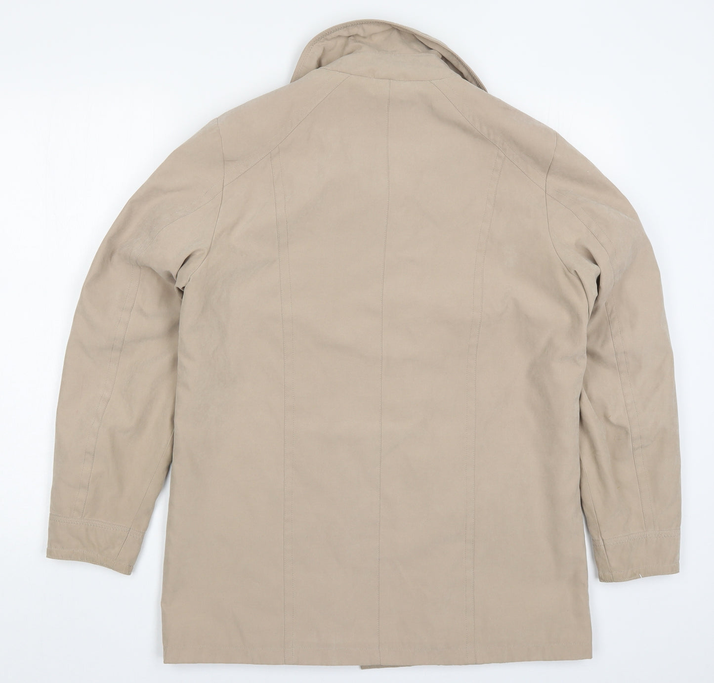 Eliza Grey Womens Beige   Jacket  Size 12