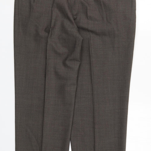 Marks and Spencer Mens Brown   Trousers  Size 38 L29 in