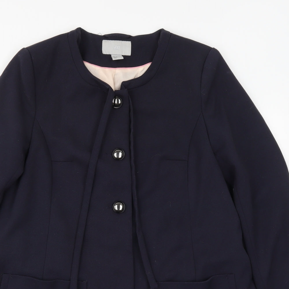 H&M Womens Blue   Jacket  Size 12