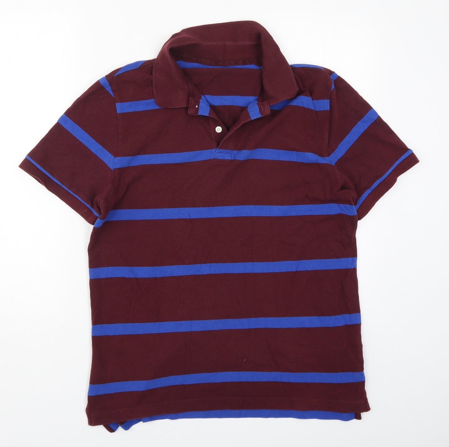 Gap Mens Red Striped   T-Shirt Size L  - Blue Stripes