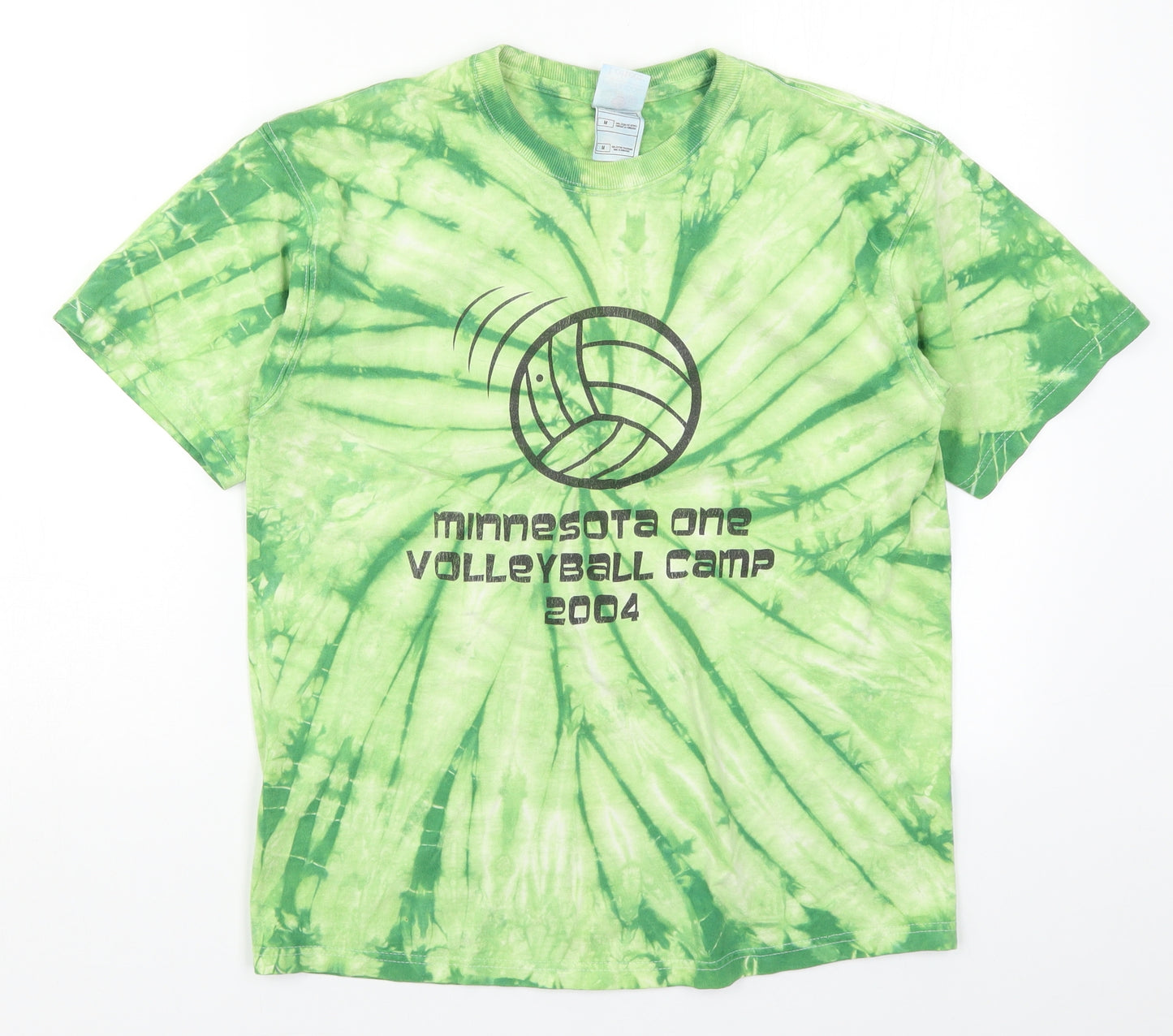 Fruit of the Loom Womens Green   Basic T-Shirt Size M  - Minnesota One Volleyball Camp 2004