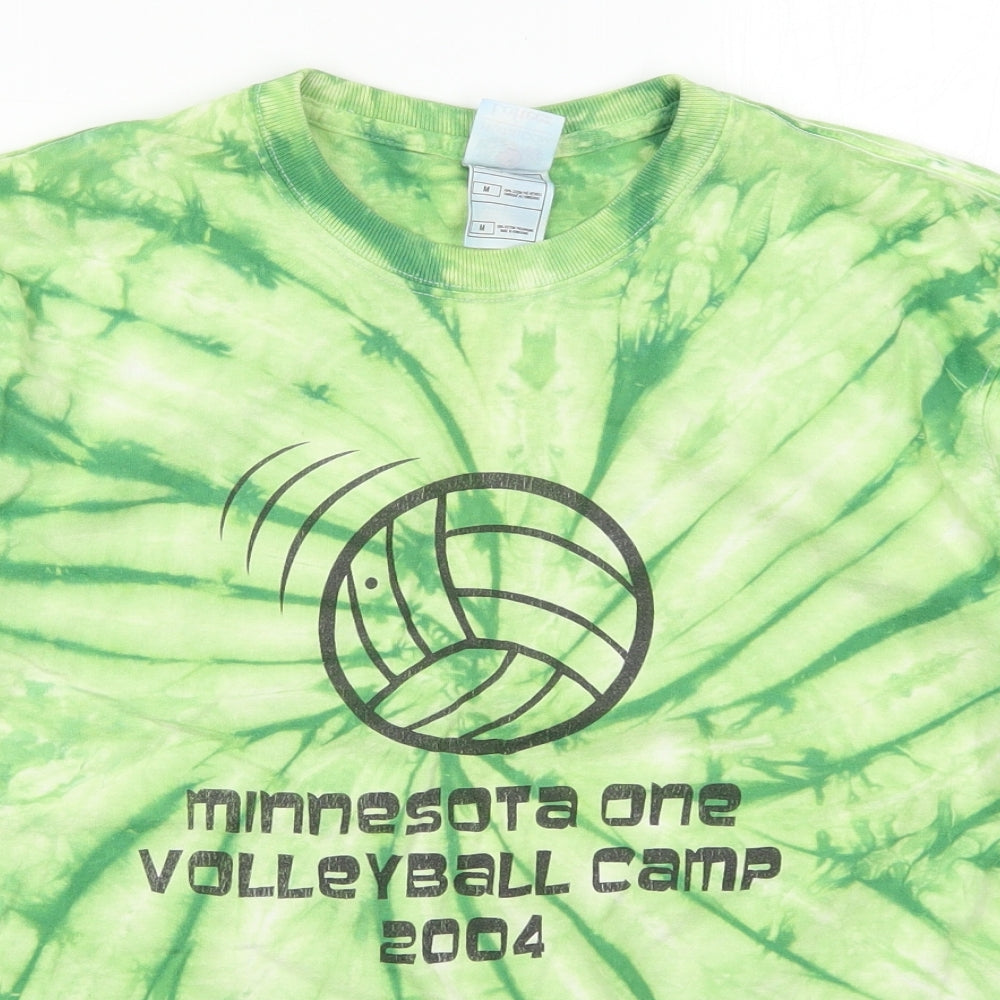 Fruit of the Loom Womens Green   Basic T-Shirt Size M  - Minnesota One Volleyball Camp 2004
