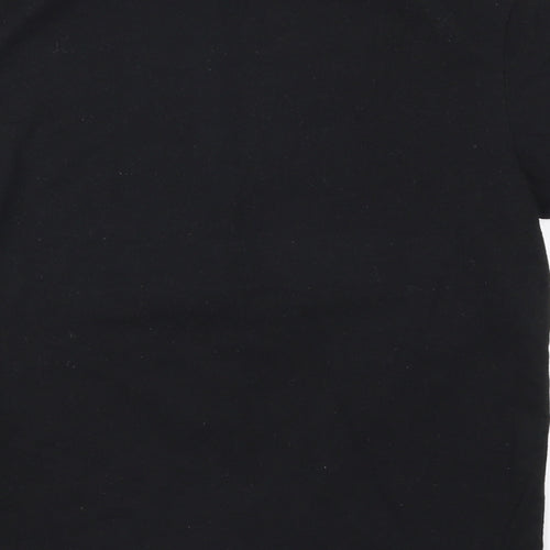 Preworn Womens Black   Basic T-Shirt Size M  - Womens Day