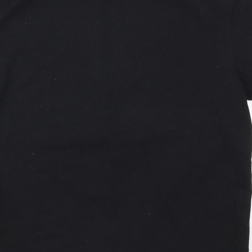 Preworn Womens Black   Basic T-Shirt Size M  - Womens Day