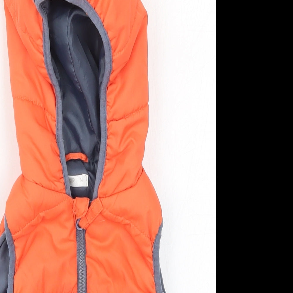 Pep&Co Boys Orange   Gilet Coat Size 18 Months
