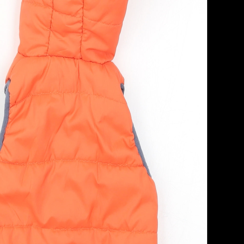 Pep&Co Boys Orange   Gilet Coat Size 18 Months