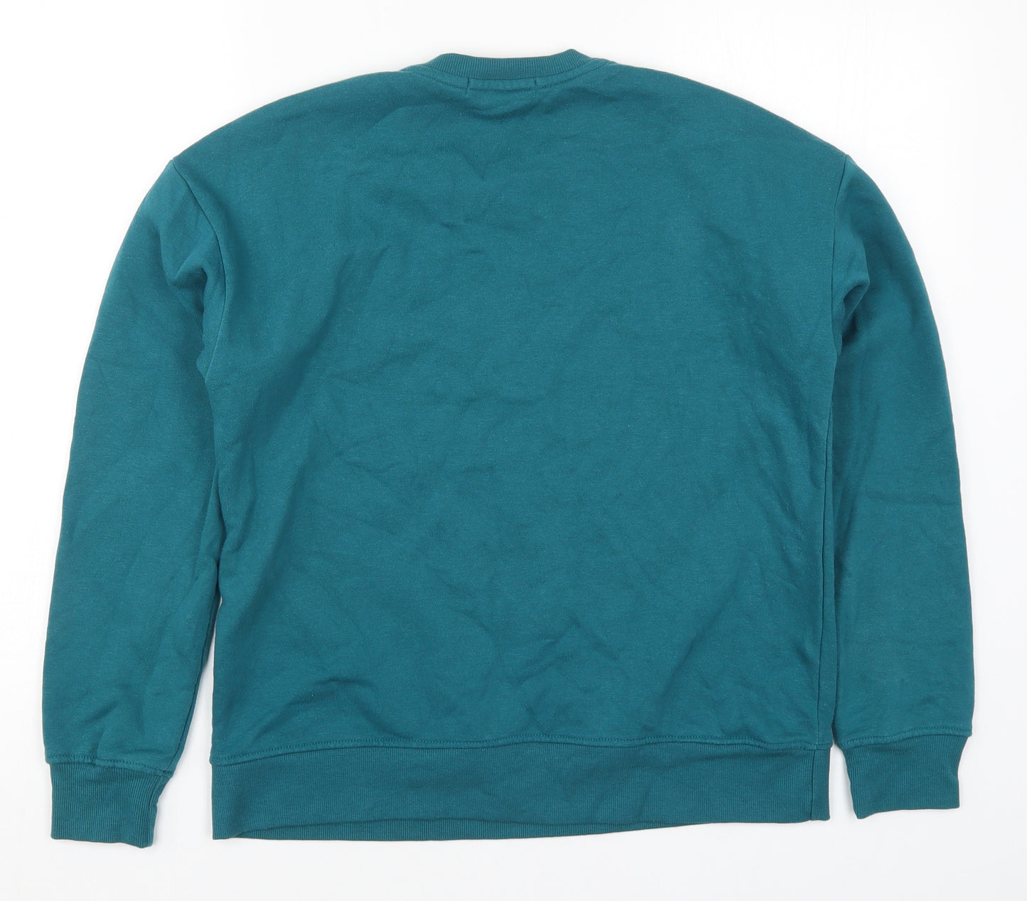 Primark Womens Blue   Pullover Sweatshirt Size 6  - Take Care of Each Other