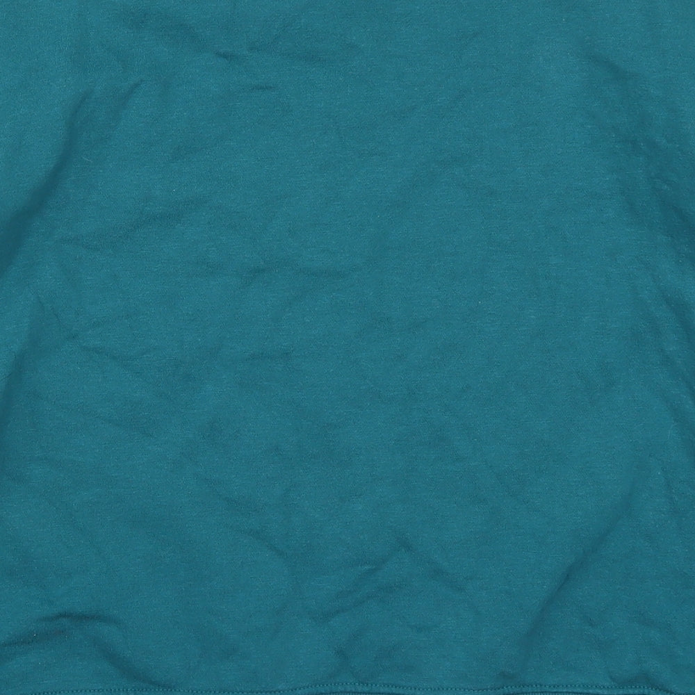 Primark Womens Blue   Pullover Sweatshirt Size 6  - Take Care of Each Other