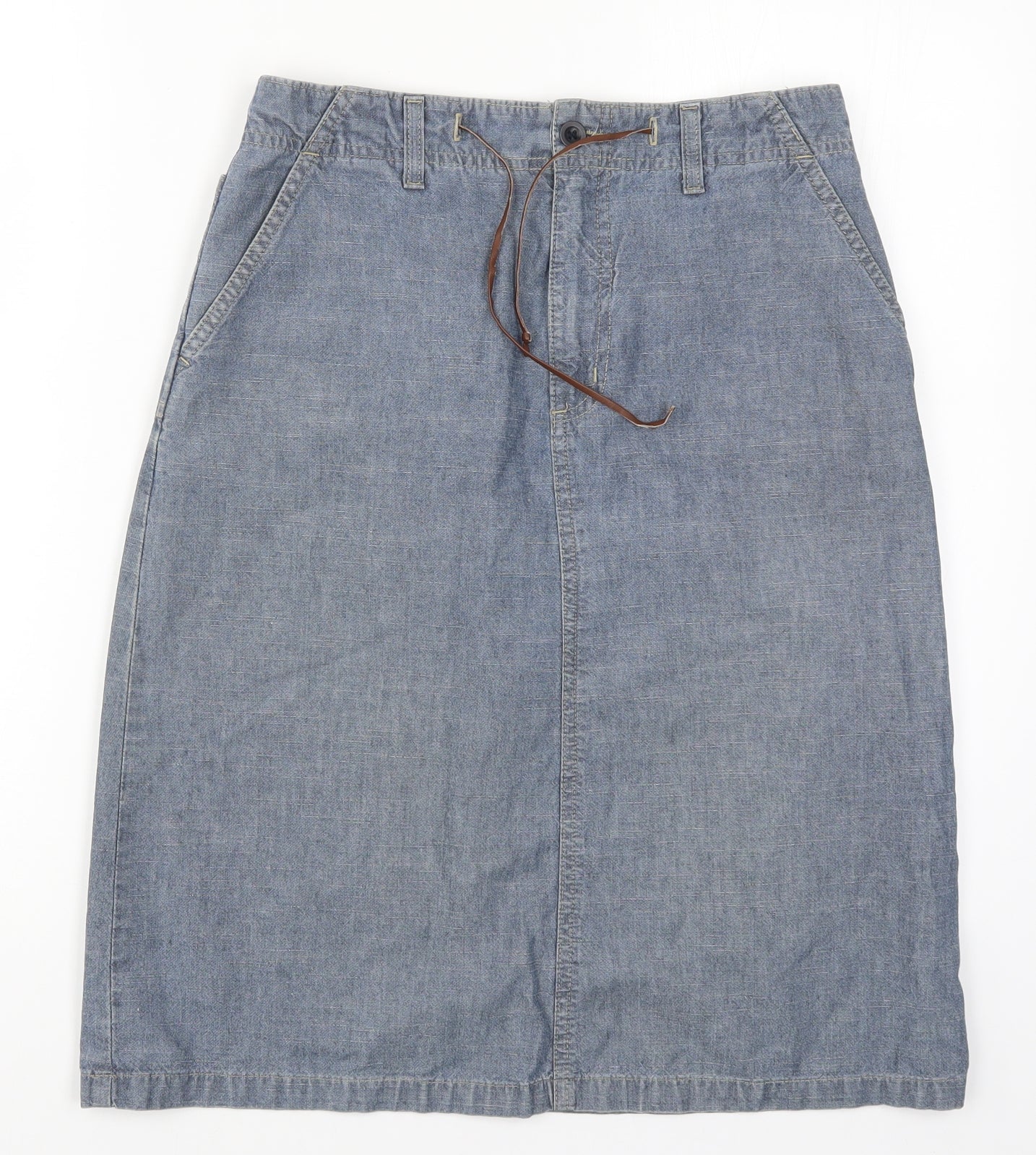 NEXT Womens Blue  Denim A-Line Skirt Size 8