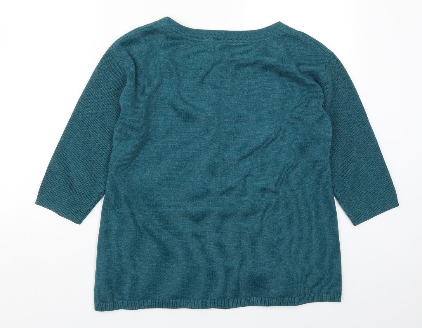 Monsoon Womens Blue  Knit Pullover Jumper Size S