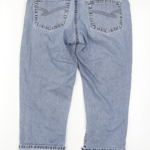 FRN Womens Blue  Denim Cropped Jeans Size 28 in L23 in