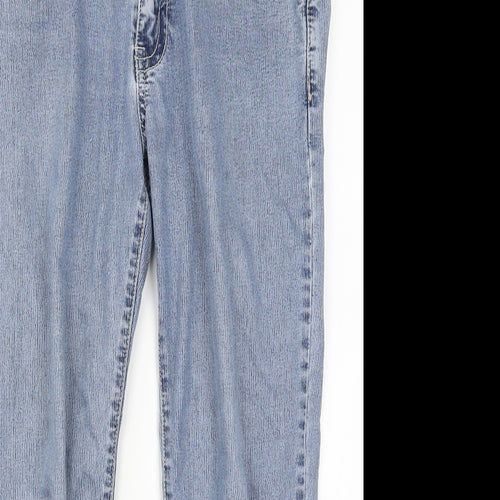 FRN Womens Blue  Denim Cropped Jeans Size 28 in L23 in