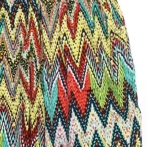 Trendy Style Girls Multicoloured Geometric  Bloomer Trousers Size 14 Years - Zig Zag