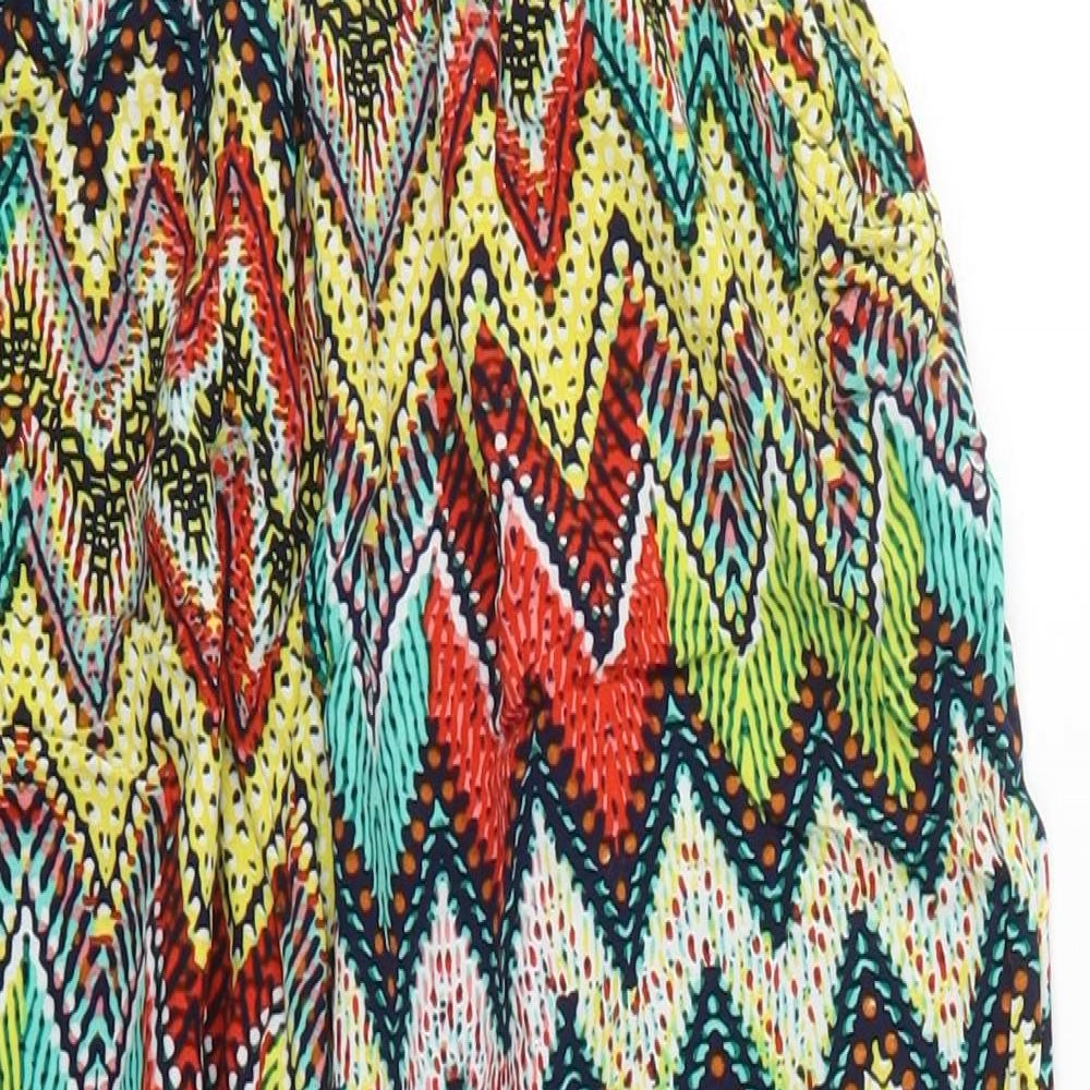 Trendy Style Girls Multicoloured Geometric  Bloomer Trousers Size 14 Years - Zig Zag