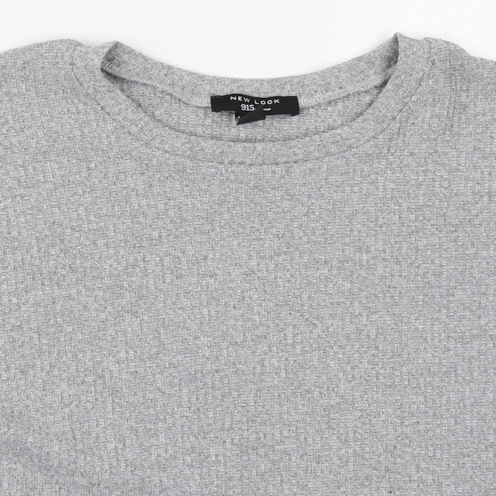 New Look Girls Grey   Basic T-Shirt Size 12-13 Years