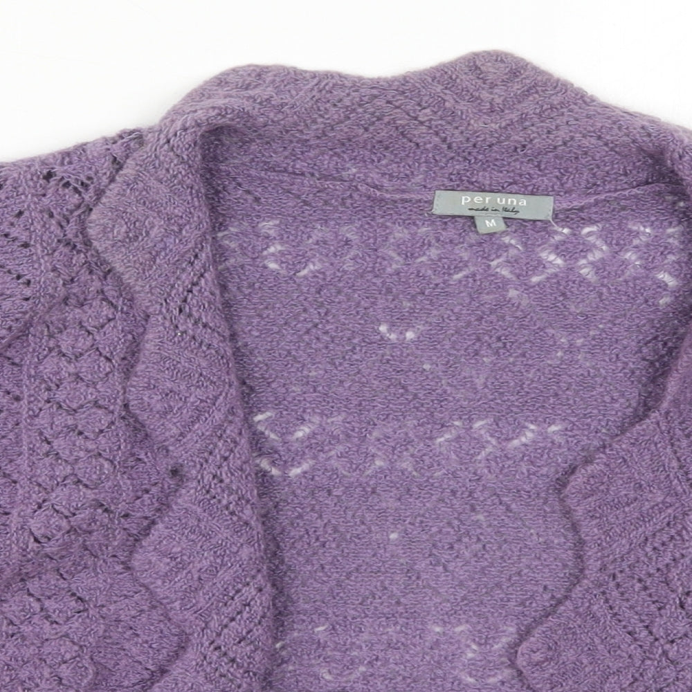Per Una Womens Brown  Knit Cardigan Jumper Size M