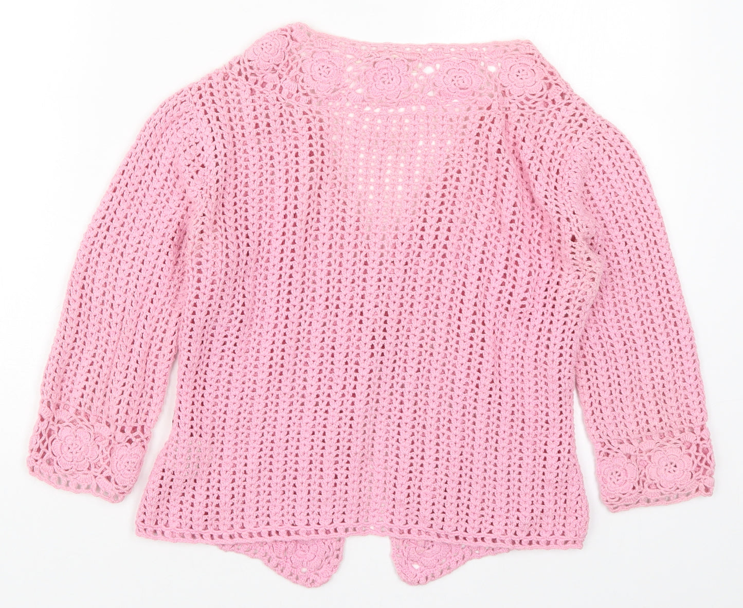 Jackpot Womens Pink  Knit Cardigan Jumper Size S