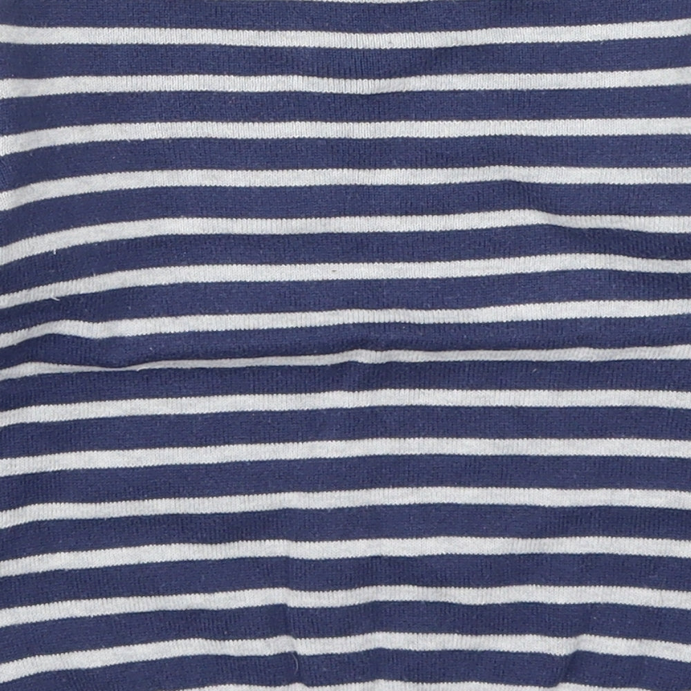In Extenso Boys Blue Striped Knit Pullover Jumper Size 3 Years