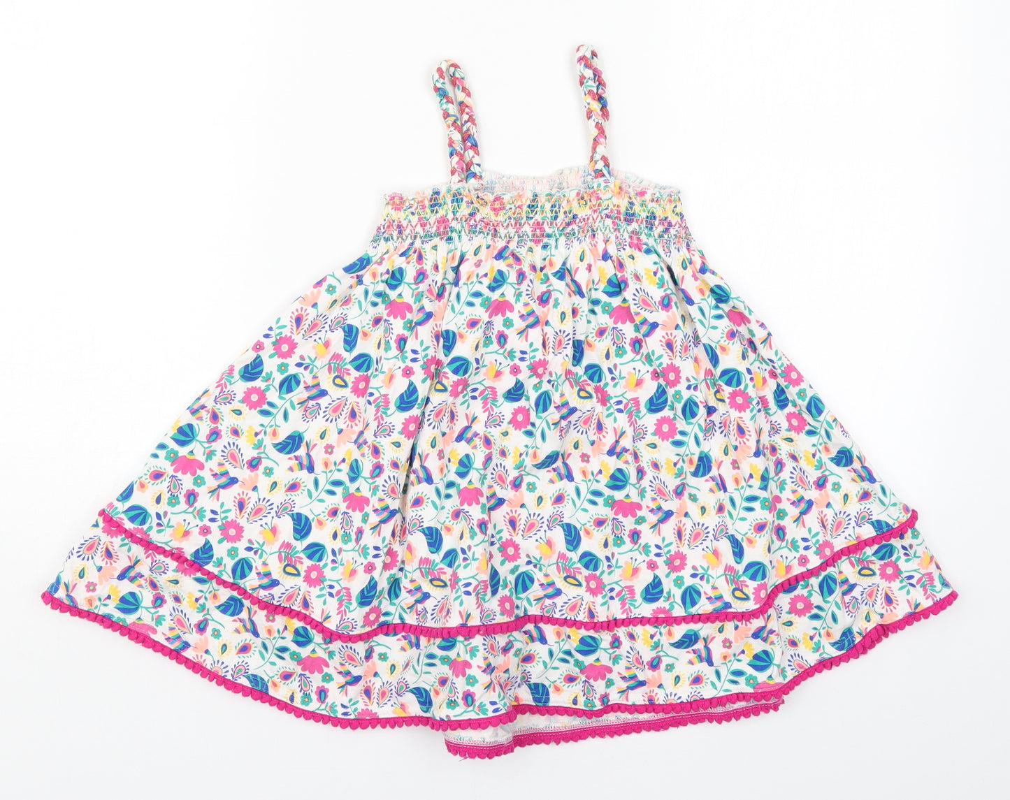 Marks and Spencer Girls Multicoloured Floral  Trapeze & Swing  Size 2-3 Years