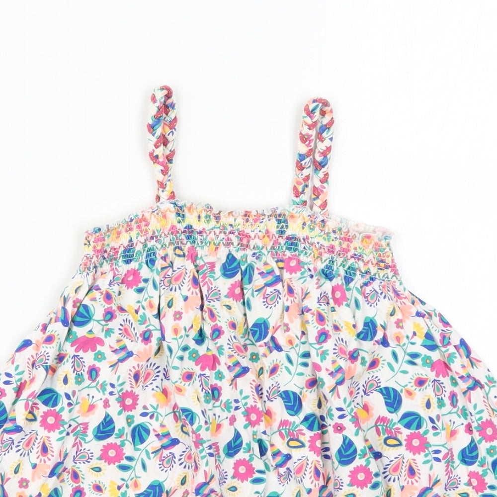 Marks and Spencer Girls Multicoloured Floral  Trapeze & Swing  Size 2-3 Years