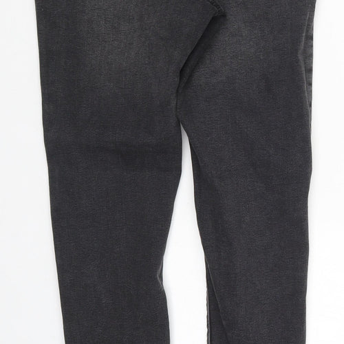 Denim Co Womens Grey  Denim Skinny Jeans Size 10 L27 in