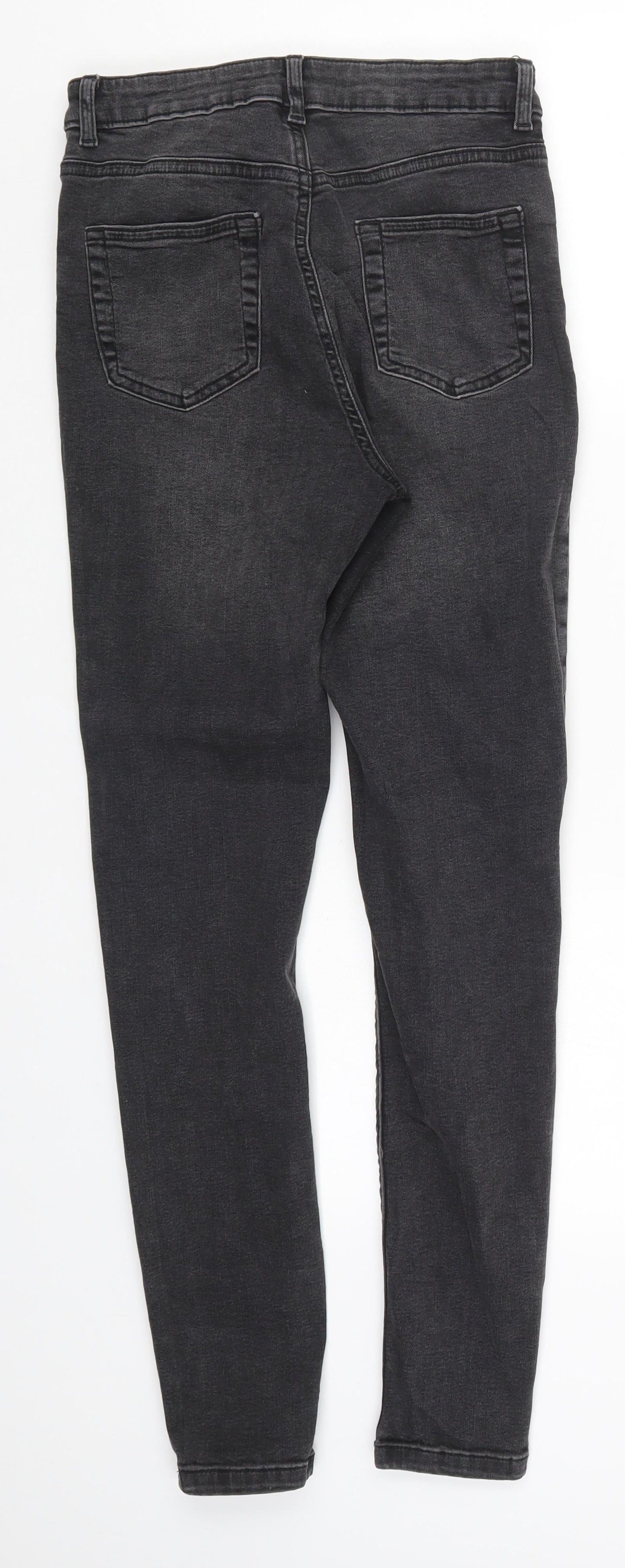 Denim Co Womens Grey  Denim Skinny Jeans Size 10 L27 in
