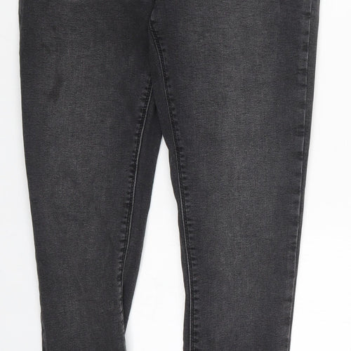 Denim Co Womens Grey  Denim Skinny Jeans Size 10 L27 in