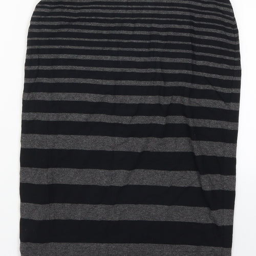 NEXT Womens Black Striped  Straight & Pencil Skirt Size 27 in