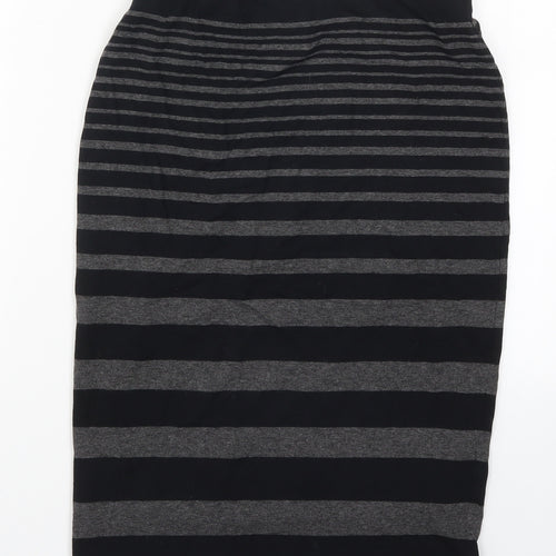 NEXT Womens Black Striped  Straight & Pencil Skirt Size 27 in