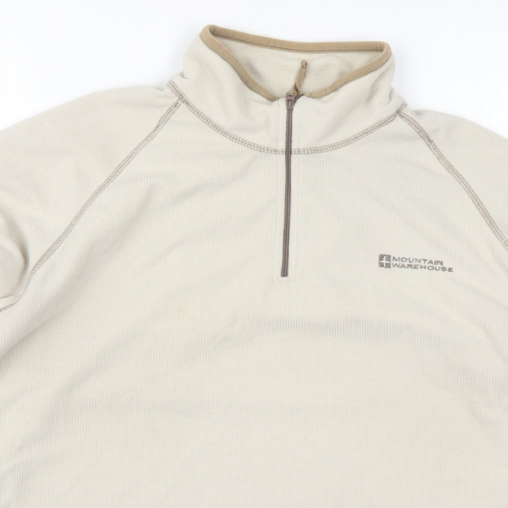 Mountain Warehouse Womens Beige  Fleece Jacket  Size 16