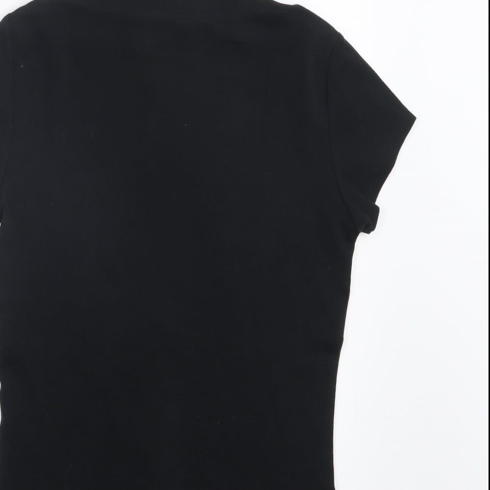 Zara Womens Black   Basic T-Shirt Size M