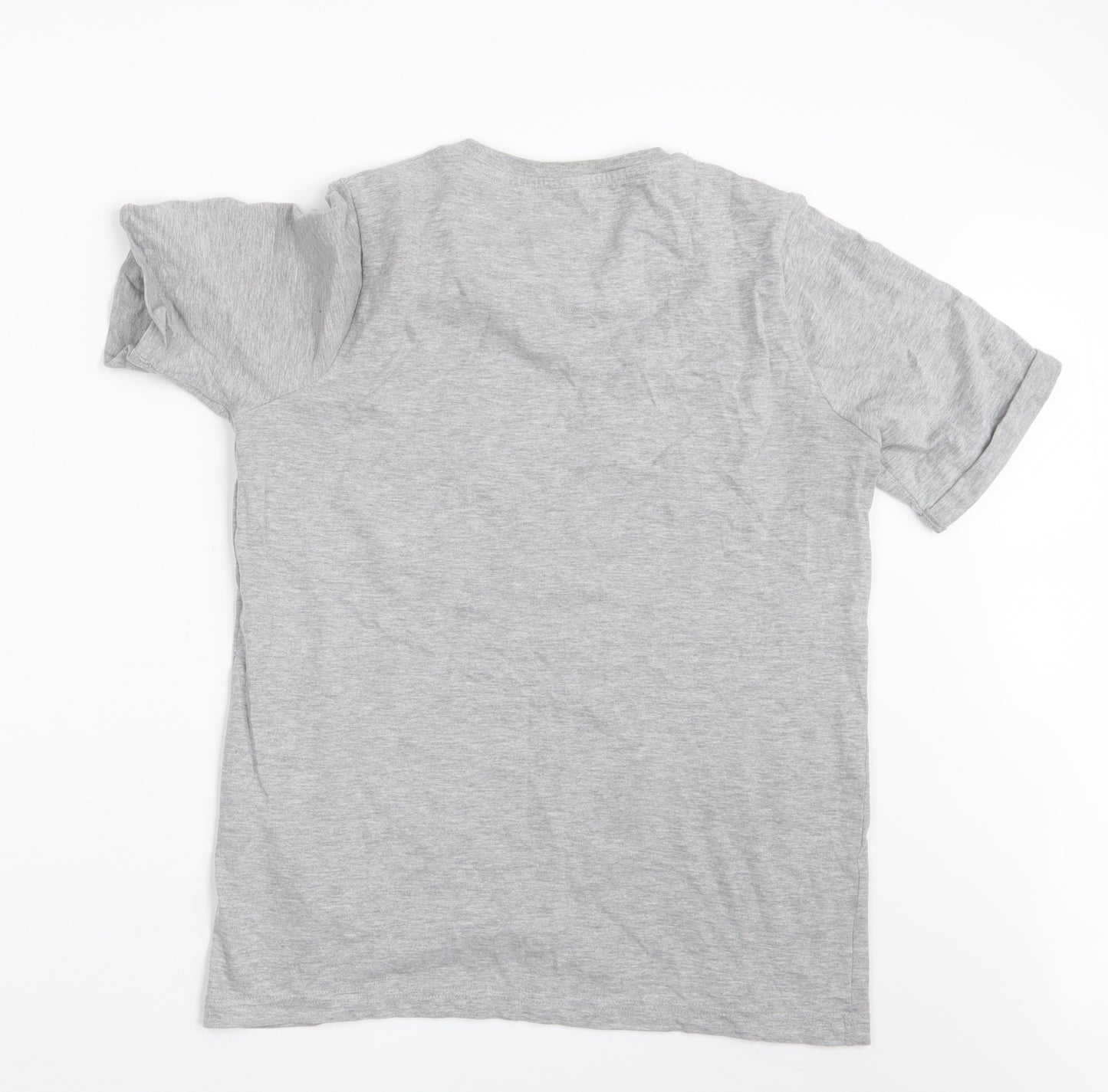 Marks and Spencer Boys Grey Geometric   Pyjama Top Size 12-13 Years