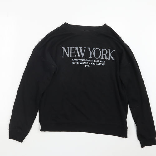 New Look Womens Black   Pullover Jumper Size 12