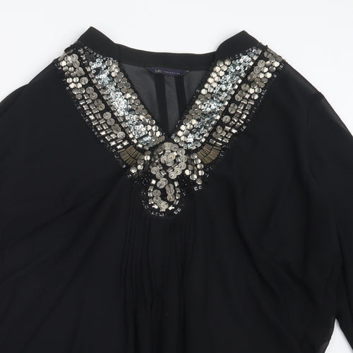 Marks and Spencer Womens Black   Basic Blouse Size 22