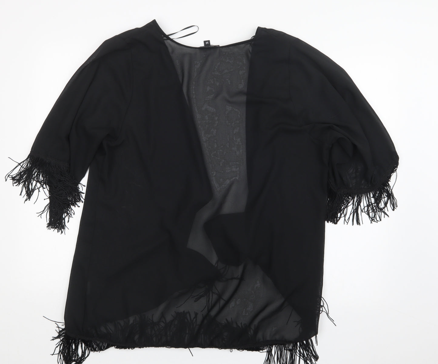 Cheeky Budha Womens Black   Kimono Jacket Size M