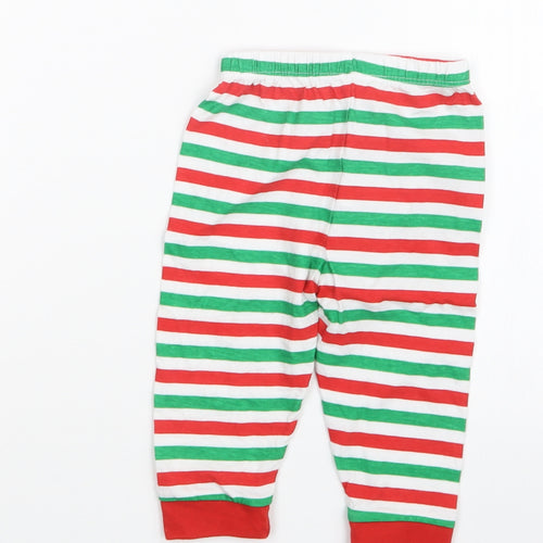 B&M Boys Red Striped  Capri Pyjama Pants Size 6-9 Months  - Christmas