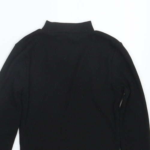 Miss E-vie Girls Black   Pullover Jumper Size 9-10 Years