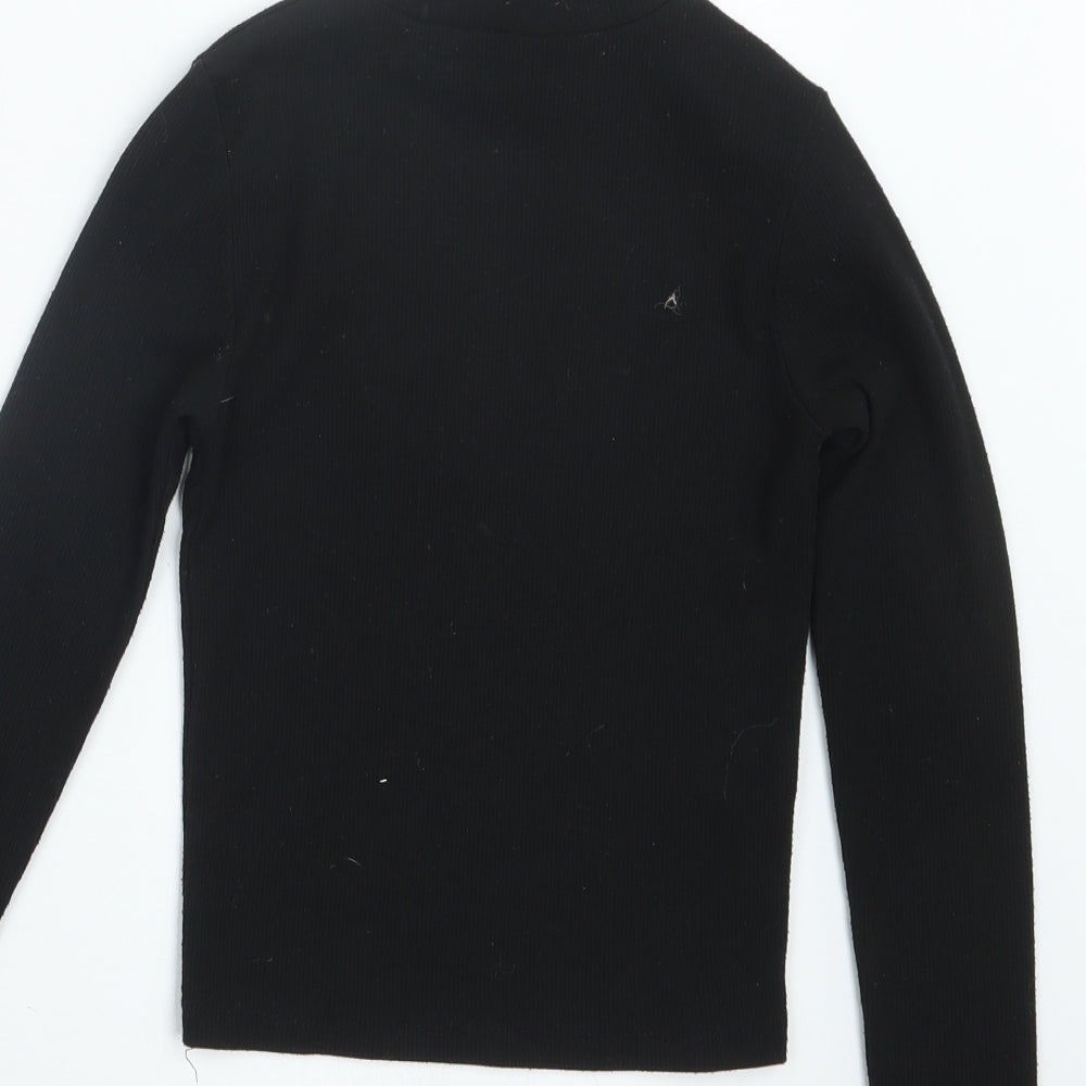 Miss E-vie Girls Black   Pullover Jumper Size 9-10 Years