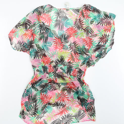 Ocean Club Womens Green Geometric  Mini  Size 10  - Beach Cover Up