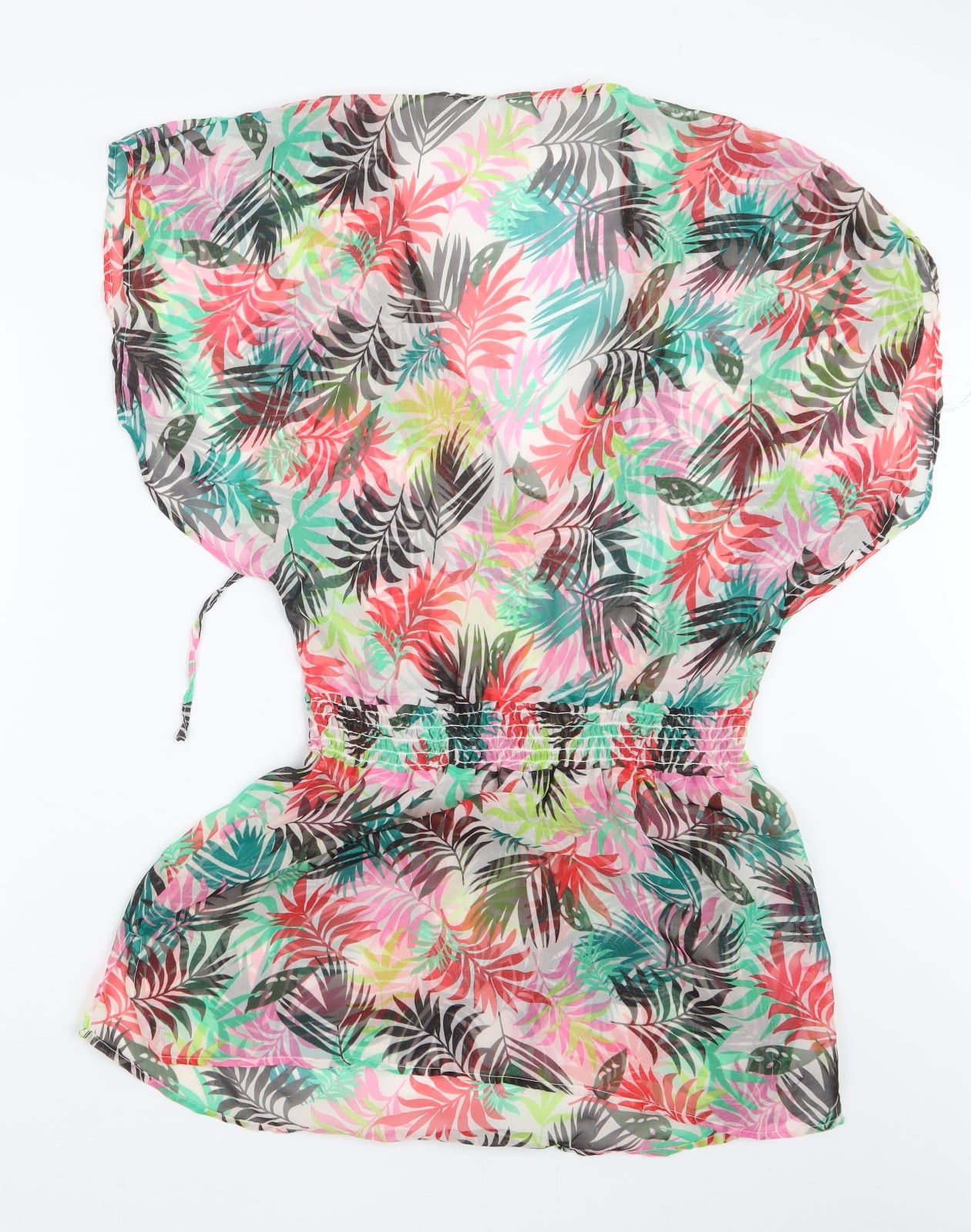 Ocean Club Womens Green Geometric  Mini  Size 10  - Beach Cover Up