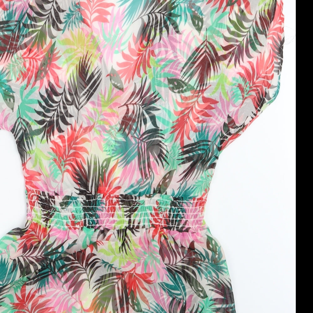 Ocean Club Womens Green Geometric  Mini  Size 10  - Beach Cover Up