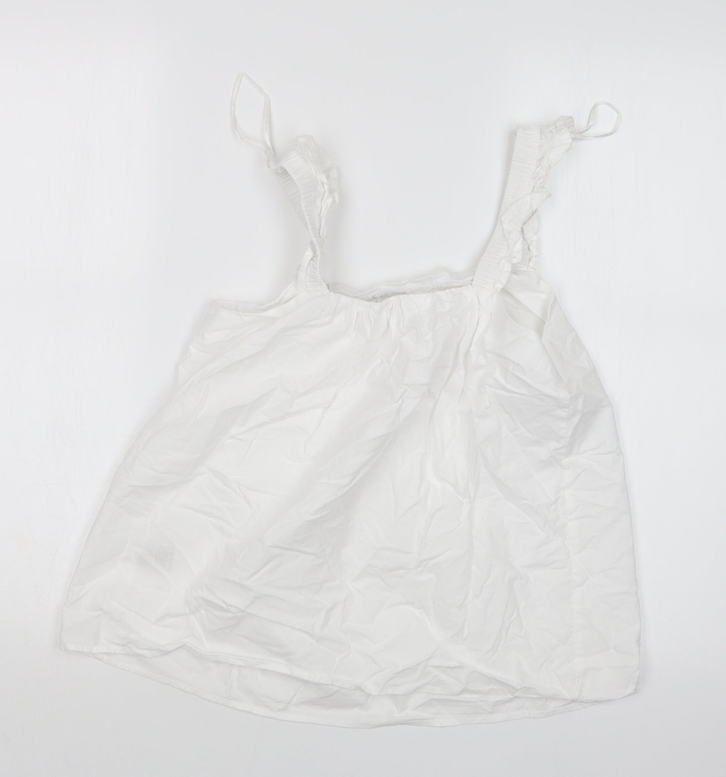 Jeff&Co Womens White   Basic T-Shirt Size 10