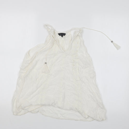 New Look Womens White   Basic Blouse Size 10