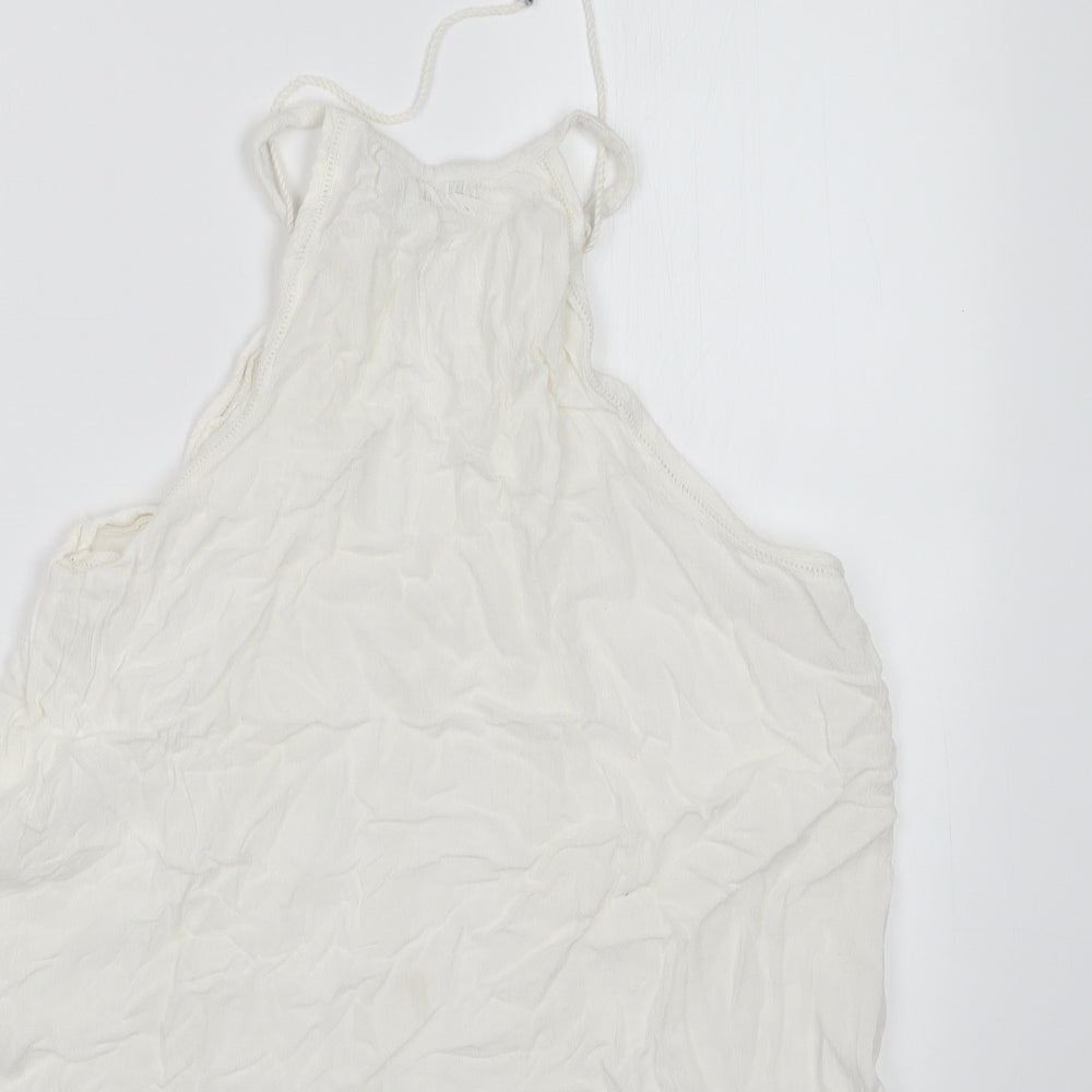 New Look Womens White   Basic Blouse Size 10