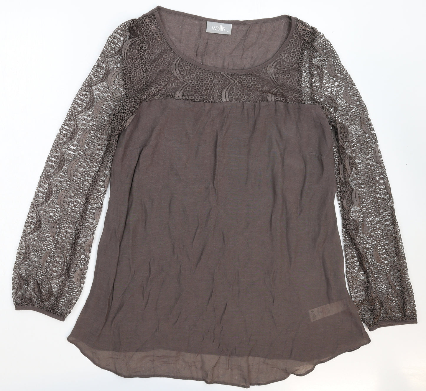 Wallis Womens Grey   Basic Blouse Size M