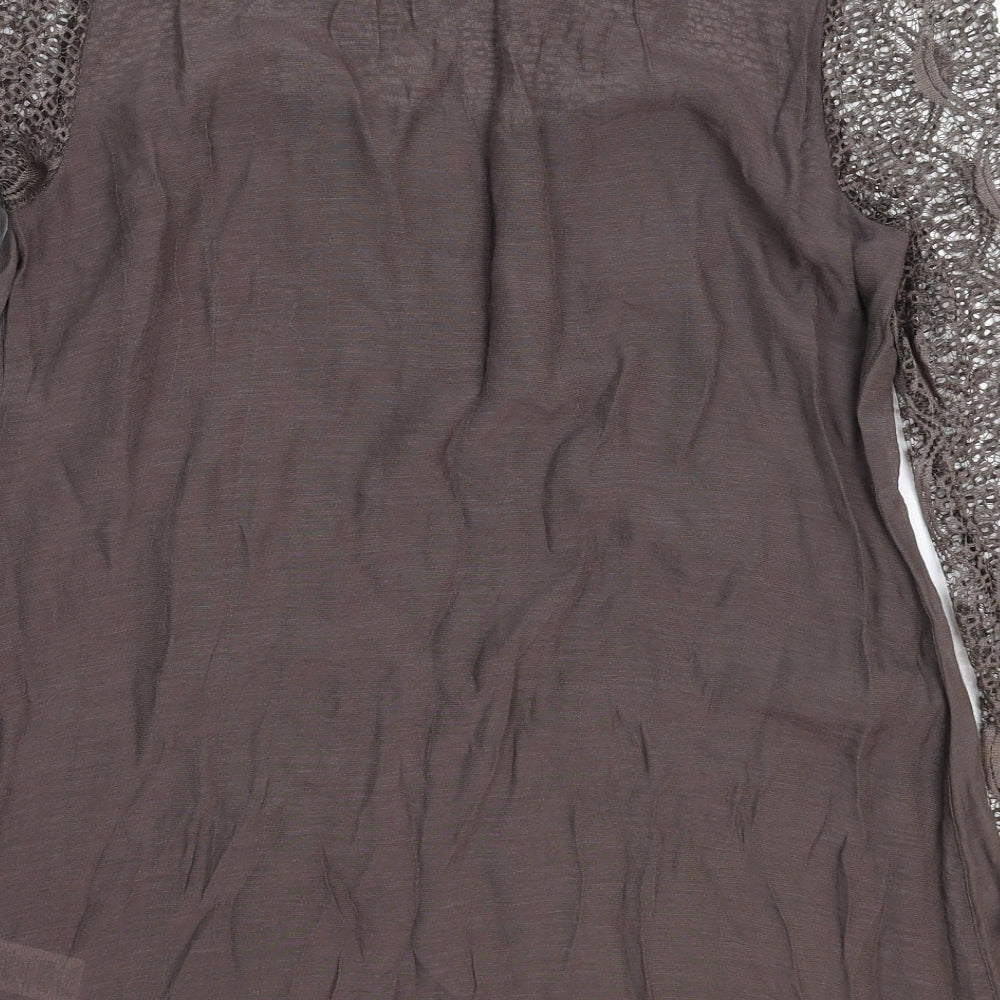 Wallis Womens Grey   Basic Blouse Size M