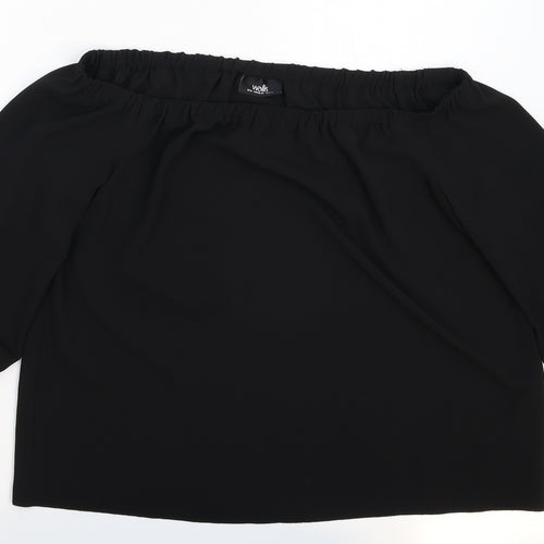 Wallis Womens Black   Basic Blouse Size M