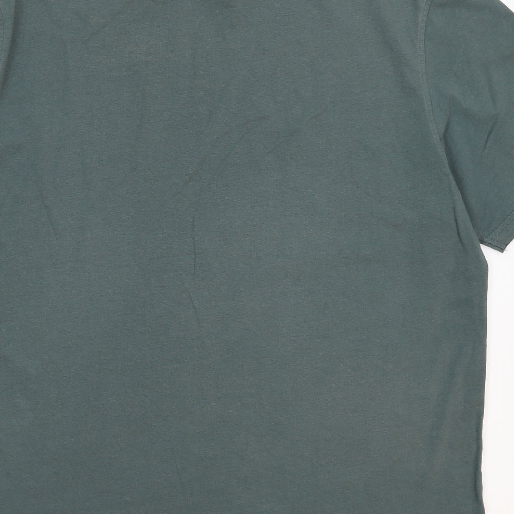 Marks and Spencer Mens Green    T-Shirt Size L